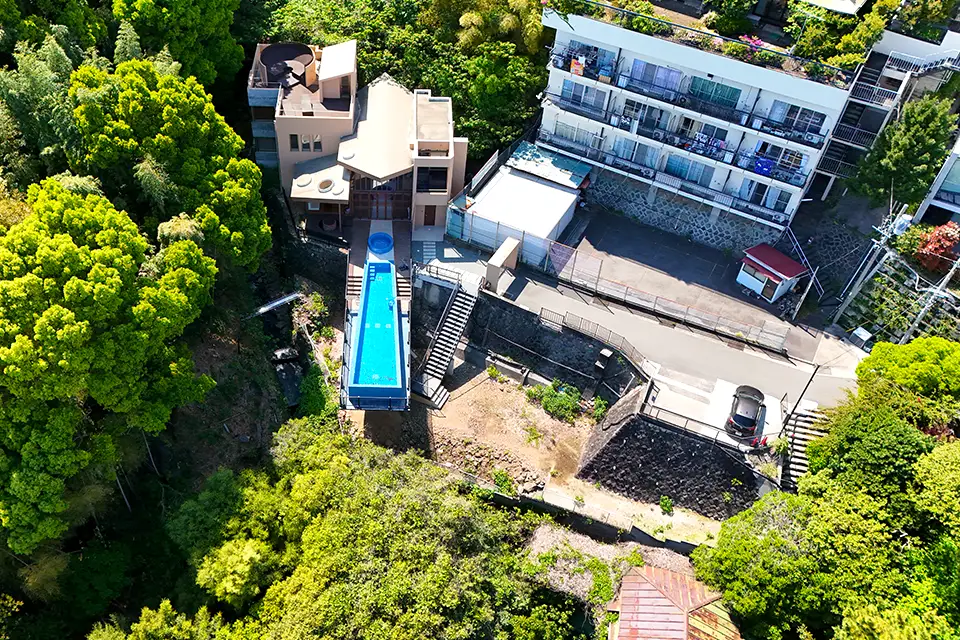 Atami 02の上空からの写真