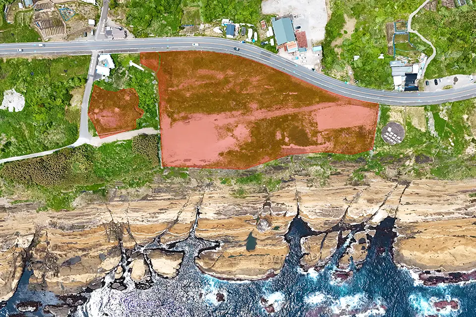 Minamiboso 01の土地の俯瞰写真