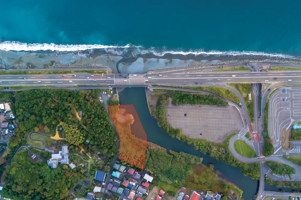 Oiso 01の真上・敷地の写真