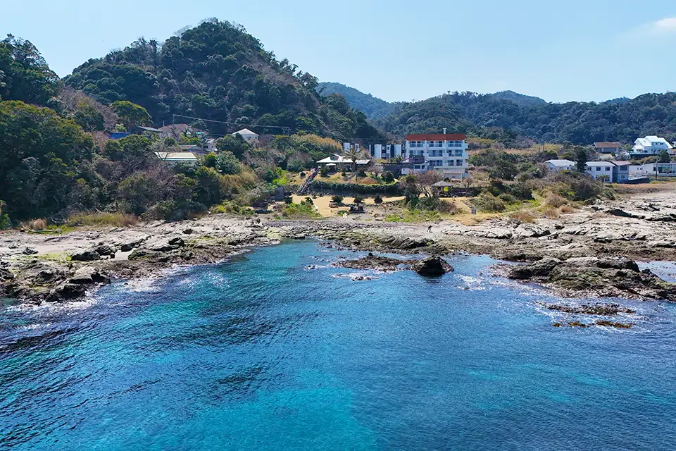 Tateyama 01の海からの敷地周辺の写真
